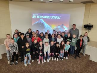 Mt. Nebo Middle School Visits Goshen 5th Grade