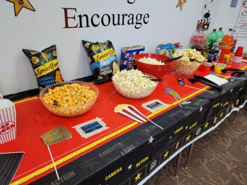 Teacher Appreciation Popcorn and Snacks