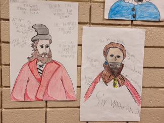 Fifth Grade Explorer Portraits 
