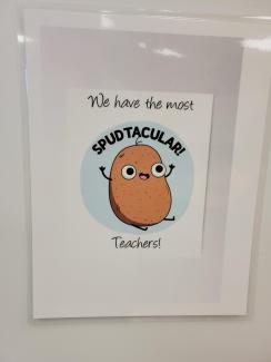 We have the most spudtacular teachers