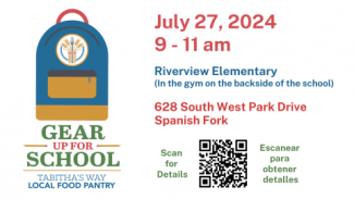 Back Pack Event July 27th, 2024 9:00 to 11:00 at Riverview Elementary